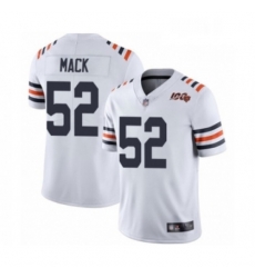 Mens Chicago Bears 52 Khalil Mack White 100th Season Limited Football Jersey Mens Chicago Bears 52 Khalil Mack White 100th Season Limited Football Jersey