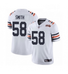 Mens Chicago Bears 58 Roquan Smith White 100th Season Limited Football Jersey Mens Chicago Bears 58 Roquan Smith White 100th Season Limited Football Jersey