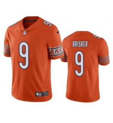 Men's Chicago Bears #9 Jaquan Brisker Orange Vapor untouchable Limited Stitched Jersey Men's Chicago Bears #9 Jaquan Brisker Orange Vapor untouchable Limited Stitched Jersey