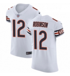 Mens Nike Chicago Bears 12 Allen Robinson White Vapor Untouchable Elite Player NFL Jersey Mens Nike Chicago Bears 12 Allen Robinson White Vapor Untouchable Elite Player NFL Jersey