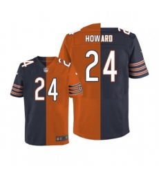Mens Nike Chicago Bears 24 Jordan Howard Elite NavyOrange Split Fashion NFL Jersey Mens Nike Chicago Bears 24 Jordan Howard Elite NavyOrange Split Fashion NFL Jersey