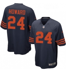 Mens Nike Chicago Bears 24 Jordan Howard Game Navy Blue Alternate NFL Jersey Mens Nike Chicago Bears 24 Jordan Howard Game Navy Blue Alternate NFL Jersey