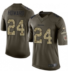 Mens Nike Chicago Bears 24 Jordan Howard Limited Green Salute to Service NFL Jersey Mens Nike Chicago Bears 24 Jordan Howard Limited Green Salute to Service NFL Jersey