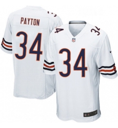 Mens Nike Chicago Bears 34 Walter Payton Game White NFL Jersey Mens Nike Chicago Bears 34 Walter Payton Game White NFL Jersey