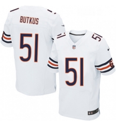 Mens Nike Chicago Bears 51 Dick Butkus Elite White NFL Jersey Mens Nike Chicago Bears 51 Dick Butkus Elite White NFL Jersey