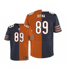Mens Nike Chicago Bears 89 Mike Ditka Elite NavyOrange Split Fashion NFL Jersey Mens Nike Chicago Bears 89 Mike Ditka Elite NavyOrange Split Fashion NFL Jersey