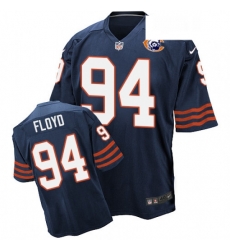 Mens Nike Chicago Bears 94 Leonard Floyd Elite Navy Blue Throwback NFL Jersey Mens Nike Chicago Bears 94 Leonard Floyd Elite Navy Blue Throwback NFL Jersey
