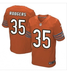 New Chicago Bears #35 Jacquizz Rodgers Orange Alternate Men Stitched NFL Elite Jersey New Chicago Bears #35 Jacquizz Rodgers Orange Alternate Men Stitched NFL Elite Jersey