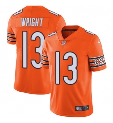 Nike Bears #13 Kendall Wright Orange Mens Stitched NFL Limited Rush Jersey Nike Bears #13 Kendall Wright Orange Mens Stitched NFL Limited Rush Jersey