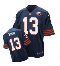 Nike Bears #13 Kevin White Navy Blue Throwback Mens Stitched NFL Elite Jersey Nike Bears #13 Kevin White Navy Blue Throwback Mens Stitched NFL Elite Jersey