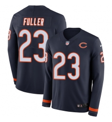 Nike Bears #23 Kyle Fuller Navy Blue Team Color Men Stitched NFL Limited Therma Long Sleeve Jersey Nike Bears #23 Kyle Fuller Navy Blue Team Color Men Stitched NFL Limited Therma Long Sleeve Jersey