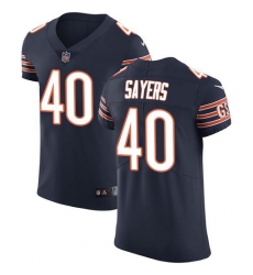 Nike Bears #40 Gale Sayers Navy Blue Team Color Mens Stitched NFL Vapor Untouchable Elite Jersey Nike Bears #40 Gale Sayers Navy Blue Team Color Mens Stitched NFL Vapor Untouchable Elite Jersey
