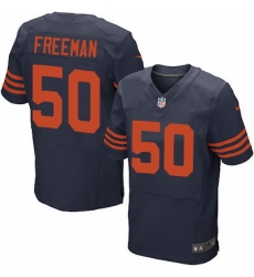 Nike Bears #50 Jerrell Freeman Navy Blue 1940s Throwback Mens Stitched NFL Elite Jersey Nike Bears #50 Jerrell Freeman Navy Blue 1940s Throwback Mens Stitched NFL Elite Jersey
