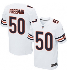 Nike Bears #50 Jerrell Freeman White Mens Stitched NFL Elite Jersey Nike Bears #50 Jerrell Freeman White Mens Stitched NFL Elite Jersey