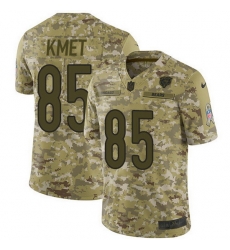 Nike Bears 85 Cole Kmet Camo Men Stitched NFL Limited 2018 Salute To Service Jersey Nike Bears 85 Cole Kmet Camo Men Stitched NFL Limited 2018 Salute To Service Jersey