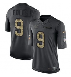 Nike Bears 9 Nick Foles Black Men Stitched NFL Limited 2016 Salute to Service Jersey Nike Bears 9 Nick Foles Black Men Stitched NFL Limited 2016 Salute to Service Jersey