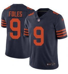 Nike Bears 9 Nick Foles Navy Blue Alternate Men Stitched NFL Vapor Untouchable Limited Jersey Nike Bears 9 Nick Foles Navy Blue Alternate Men Stitched NFL Vapor Untouchable Limited Jersey