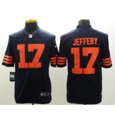 Nike Chicago Bears 17 Alshon Jeffery Blue Limited Orange Number NFL Jersey Nike Chicago Bears 17 Alshon Jeffery Blue Limited Orange Number NFL Jersey