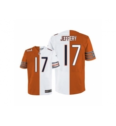 Nike Chicago Bears 17 Alshon Jeffery White-Orange Limited Split NFL Jersey Nike Chicago Bears 17 Alshon Jeffery White-Orange Limited Split NFL Jersey