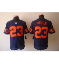 Nike Chicago Bears 23 Devin Hester Blue Elite Orange Number NFL Jersey Nike Chicago Bears 23 Devin Hester Blue Elite Orange Number NFL Jersey