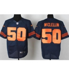 Nike Chicago Bears 50 Shea McClellin Blue Elite Orange Number NFL Jersey Nike Chicago Bears 50 Shea McClellin Blue Elite Orange Number NFL Jersey