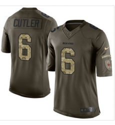 Nike Chicago Bears #6 Jay Cutler Green Men 27s Stitched NFLSalute Salute to Service Jersey Nike Chicago Bears #6 Jay Cutler Green Men 27s Stitched NFLSalute Salute to Service Jersey