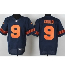 Nike Chicago Bears 9 Robbie Gould Blue Elite Orange Number NFL Jersey Nike Chicago Bears 9 Robbie Gould Blue Elite Orange Number NFL Jersey