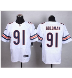 Nike Chicago Bears #91 Eddie Goldman White Mens Stitched NFL Elite Jersey Nike Chicago Bears #91 Eddie Goldman White Mens Stitched NFL Elite Jersey