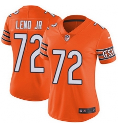 Bears 72 Charles Leno Jr Orange Womens Stitched Football Limited Rush Jersey Bears 72 Charles Leno Jr Orange Womens Stitched Football Limited Rush Jersey