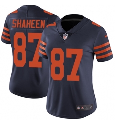 Nike Bears #87 Adam Shaheen Navy Blue Alternate Womens Stitched NFL Vapor Untouchable Limited Jersey Nike Bears #87 Adam Shaheen Navy Blue Alternate Womens Stitched NFL Vapor Untouchable Limited Jersey
