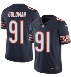 Nike Bears #91 Eddie Goldman Navy Blue Mens Stitched NFL Limited Rush Jersey Nike Bears #91 Eddie Goldman Navy Blue Mens Stitched NFL Limited Rush Jersey