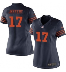 Nike NFL Chicago Bears #17 Alshon Jeffery Blue Women's Elite Alternate Jersey Nike NFL Chicago Bears #17 Alshon Jeffery Blue Women's Elite Alternate Jersey