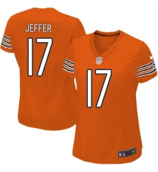 Nike NFL Chicago Bears #17 Alshon Jeffery Orange Women's Limited Alternate Nike NFL Chicago Bears #17 Alshon Jeffery Orange Women's Limited Alternate