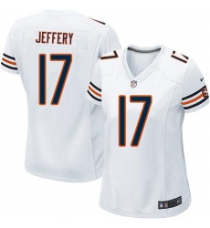 Nike NFL Chicago Bears #17 Alshon Jeffery White Women's Elite Road Jersey Nike NFL Chicago Bears #17 Alshon Jeffery White Women's Elite Road Jersey