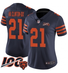 Women Chicago Bears 21 Ha Ha ClintonDix Limited Navy Blue Rush Vapor Untouchable 100th Season Football Jersey Women Chicago Bears 21 Ha Ha ClintonDix Limited Navy Blue Rush Vapor Untouchable 100th Season Football Jersey