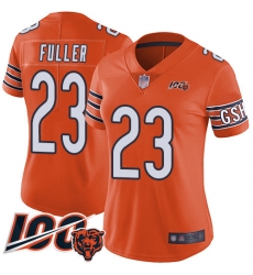 Women Chicago Bears 23 Kyle Fuller Orange Alternate 100th Season Limited Football Jersey Women Chicago Bears 23 Kyle Fuller Orange Alternate 100th Season Limited Football Jersey