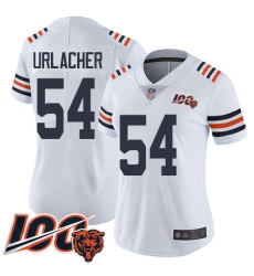 Women Chicago Bears 54 Brian Urlacher White 100th Season Limited Football Jersey Women Chicago Bears 54 Brian Urlacher White 100th Season Limited Football Jersey