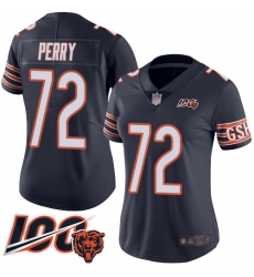 Women Chicago Bears 72 William Perry Navy Blue Team Color 100th Season Limited Football Jersey Women Chicago Bears 72 William Perry Navy Blue Team Color 100th Season Limited Football Jersey