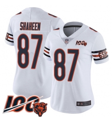 Women Chicago Bears 87 Adam Shaheen White Vapor Untouchable Limited Player 100th Season Football Jersey Women Chicago Bears 87 Adam Shaheen White Vapor Untouchable Limited Player 100th Season Football Jersey