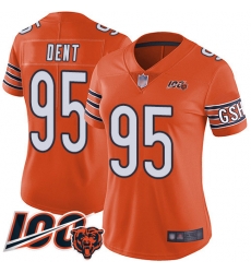 Women Chicago Bears 95 Richard Dent Orange Alternate 100th Season Limited Football Jersey Women Chicago Bears 95 Richard Dent Orange Alternate 100th Season Limited Football Jersey