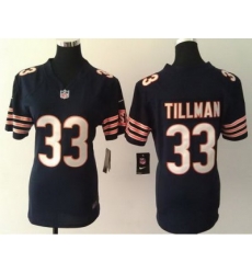 Women Nike Chicago Bears 33 Charles Tillman Blue NFL Jerseys Women Nike Chicago Bears 33 Charles Tillman Blue NFL Jerseys