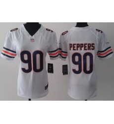 Women Nike Chicago Bears 90 Julius Peppers White LIMITED Jerseys Women Nike Chicago Bears 90 Julius Peppers White LIMITED Jerseys