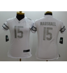 Women Nike chicago bears #15 brandon marshall Platinum White Jerseys Women Nike chicago bears #15 brandon marshall Platinum White Jerseys