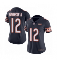 Womens Chicago Bears 12 Allen Robinson Navy Blue Team Color 100th Season Limited Football Jersey Womens Chicago Bears 12 Allen Robinson Navy Blue Team Color 100th Season Limited Football Jersey