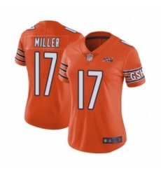 Womens Chicago Bears 17 Anthony Miller Orange Alternate 100th Season Limited Football Jersey Womens Chicago Bears 17 Anthony Miller Orange Alternate 100th Season Limited Football Jersey