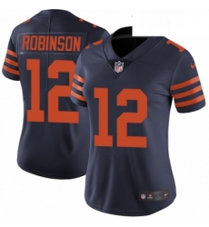 Womens Nike Chicago Bears 12 Allen Robinson Navy Blue Alternate Vapor Untouchable Limited Player NFL Jersey Womens Nike Chicago Bears 12 Allen Robinson Navy Blue Alternate Vapor Untouchable Limited Player NFL Jersey