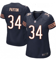 Womens Nike Chicago Bears 34 Walter Payton Game Navy Blue Team Color NFL Jersey Womens Nike Chicago Bears 34 Walter Payton Game Navy Blue Team Color NFL Jersey