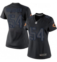 Womens Nike Chicago Bears 54 Brian Urlacher Limited Black Impact NFL Jersey Womens Nike Chicago Bears 54 Brian Urlacher Limited Black Impact NFL Jersey