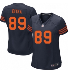Womens Nike Chicago Bears 89 Mike Ditka Game Navy Blue Alternate NFL Jersey Womens Nike Chicago Bears 89 Mike Ditka Game Navy Blue Alternate NFL Jersey