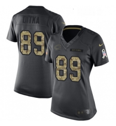 Womens Nike Chicago Bears 89 Mike Ditka Limited Black 2016 Salute to Service NFL Jersey Womens Nike Chicago Bears 89 Mike Ditka Limited Black 2016 Salute to Service NFL Jersey